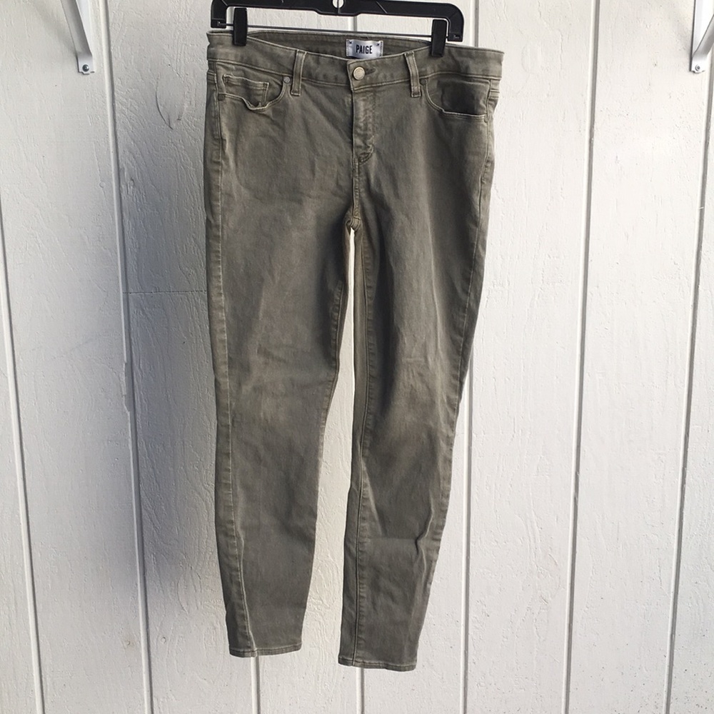 Paige Olive green jeans